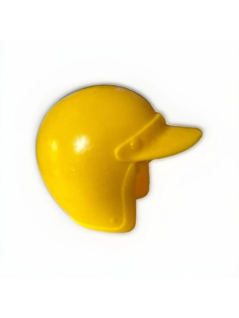 Vintage Mattel 1970s Big Jim Yellow Motocross Motorcycle Helmet MADE IN USA